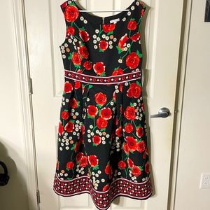 New York & Company Floral Fit and Flare Dress